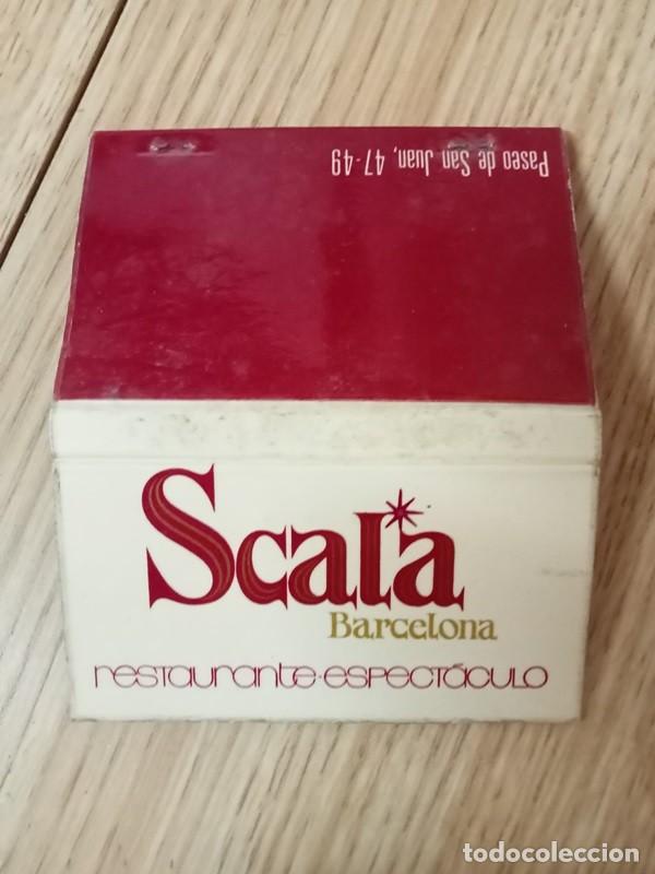 Cajas de cerillas: CAJA DE CERILLAS Rest. Scala BCN - Foto 1