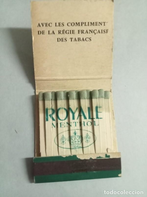 Cajas de cerillas: CAJA DE CERILLAS Royale Menthol - Foto 2