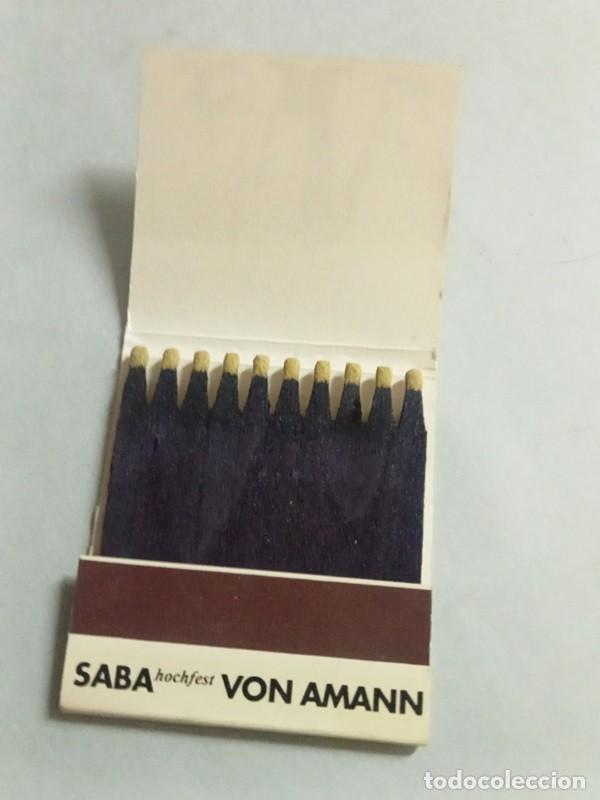 Cajas de cerillas: CAJA DE CERILLAS Saba Amann - Foto 2