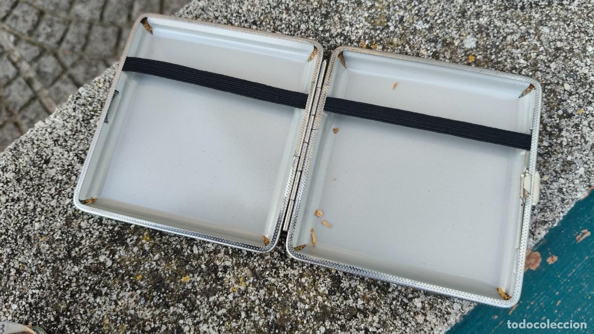 Cajas de cerillas: &Eacute;tui a cigarettes vintage banado de plata - Foto 2
