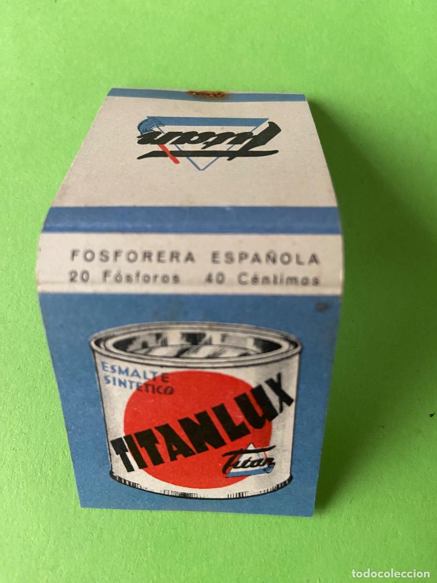 Cajas de cerillas: 263-19. Cerillas Titanlux esmalte. Completa.. - Foto 1