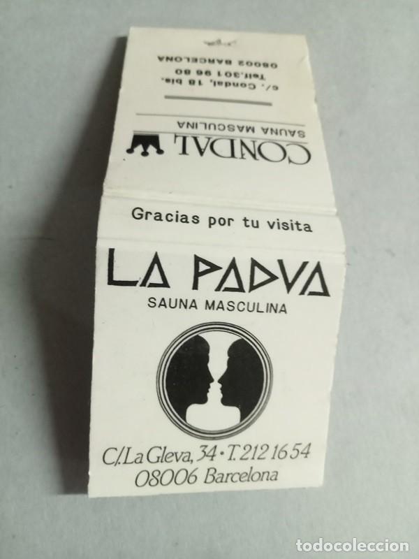 Cajas de cerillas: CAJA DE CERILLAS La Padva BCN - Foto 1