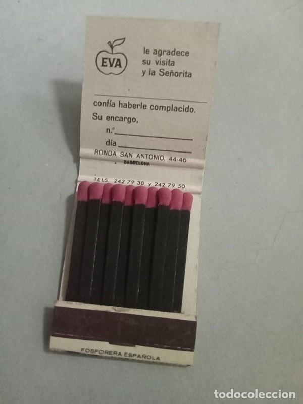 Cajas de cerillas: CAJA DE CERILLAS todo para Eva - Foto 2
