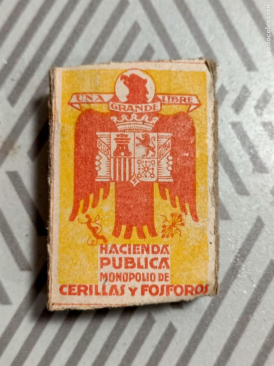Cajas de cerillas: Antigua caja de cerillas sin usar - Foto 2