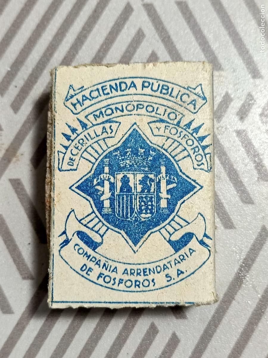 Cajas de cerillas: Antigua caja de cerillas sin usar - Foto 1