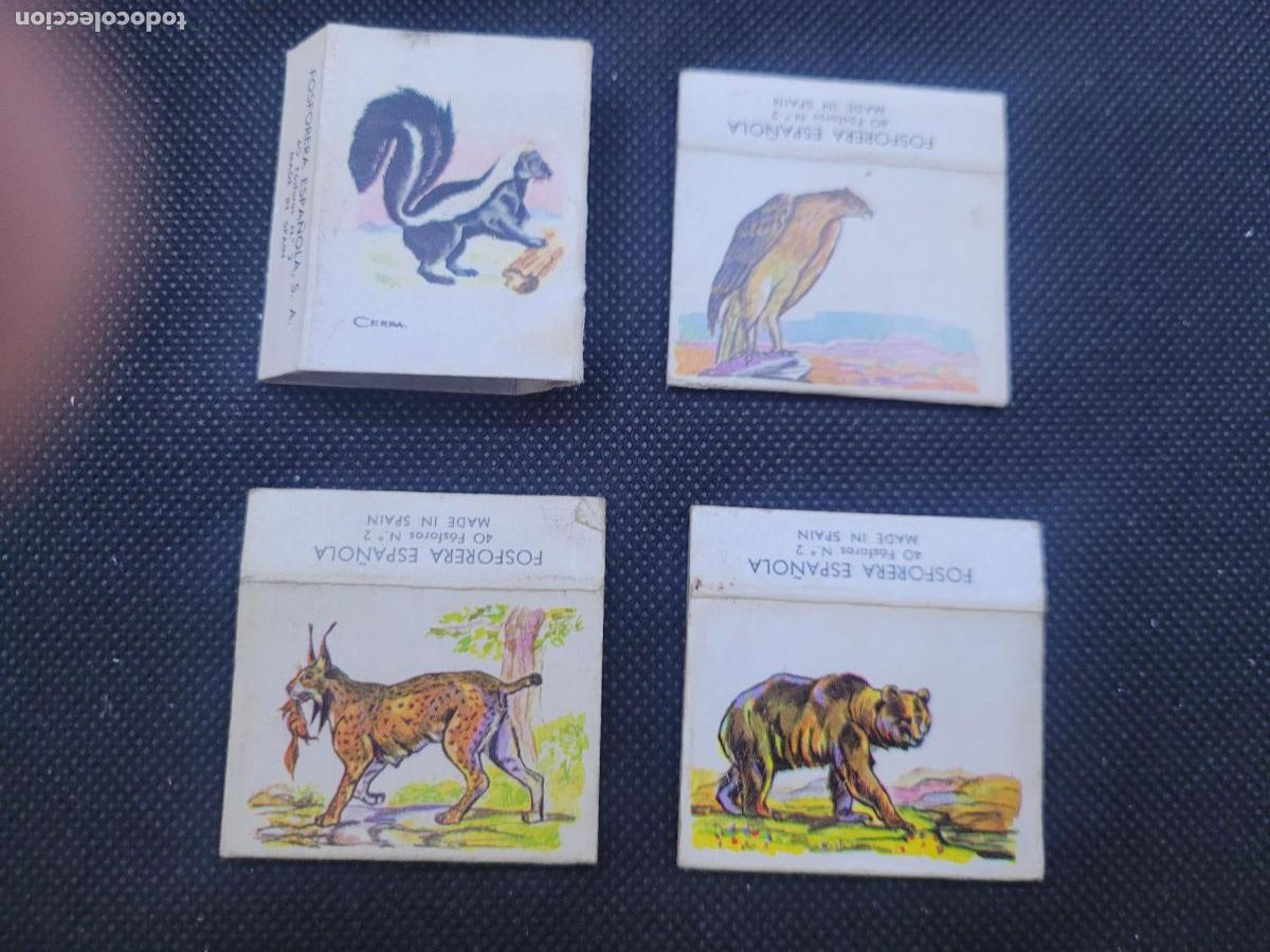 Cajas de cerillas: cajas cerillas animales - Foto 1