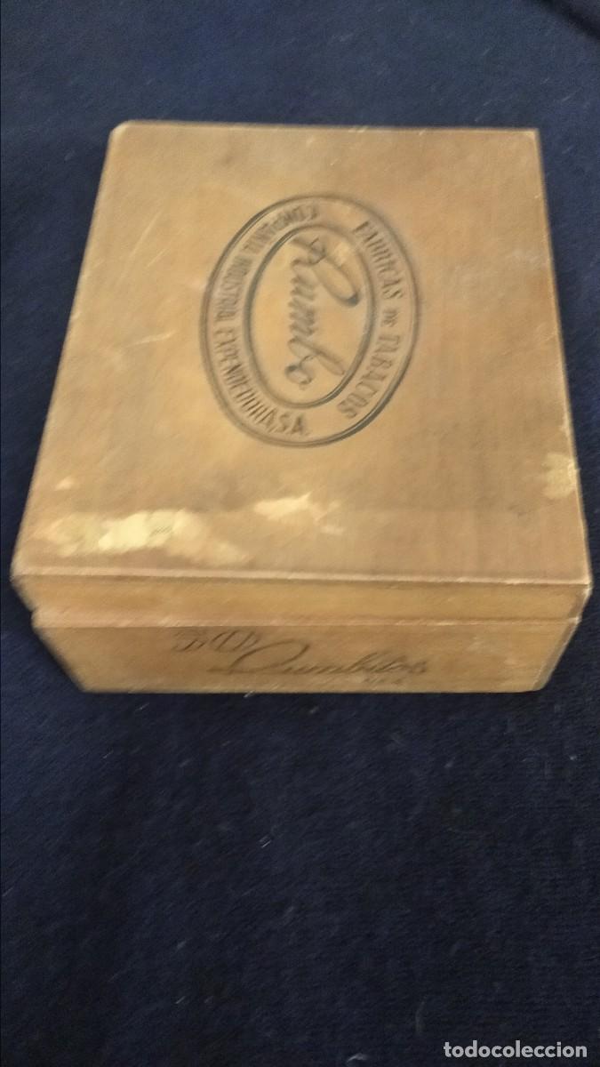 Cajas de cerillas: Caja madera tabaco Rumbo - Foto 3