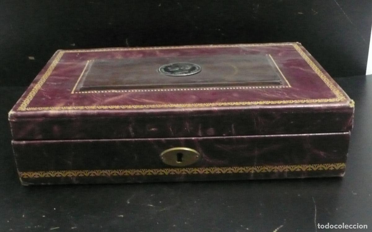 Cajas de cerillas: CAJA DE MADERA FORRADA - Foto 1