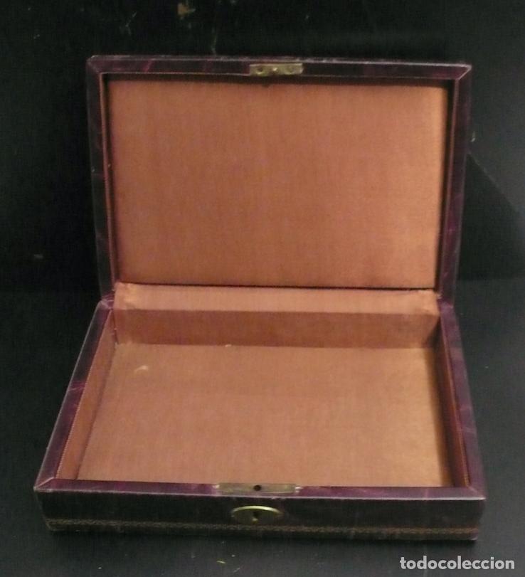 Cajas de cerillas: CAJA DE MADERA FORRADA - Foto 3
