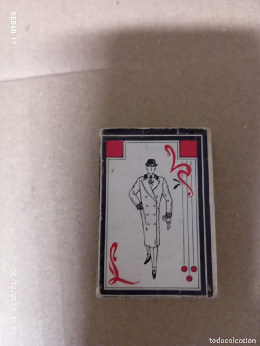 Cajas de cerillas: CAJA DE CERILLAS MODA MASCULINA 1925 - Foto 1