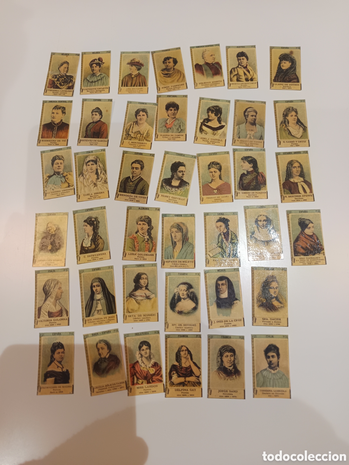 Bo&icirc;tes d'Allumettes: Escritores de Antiguas cajas de cerillad