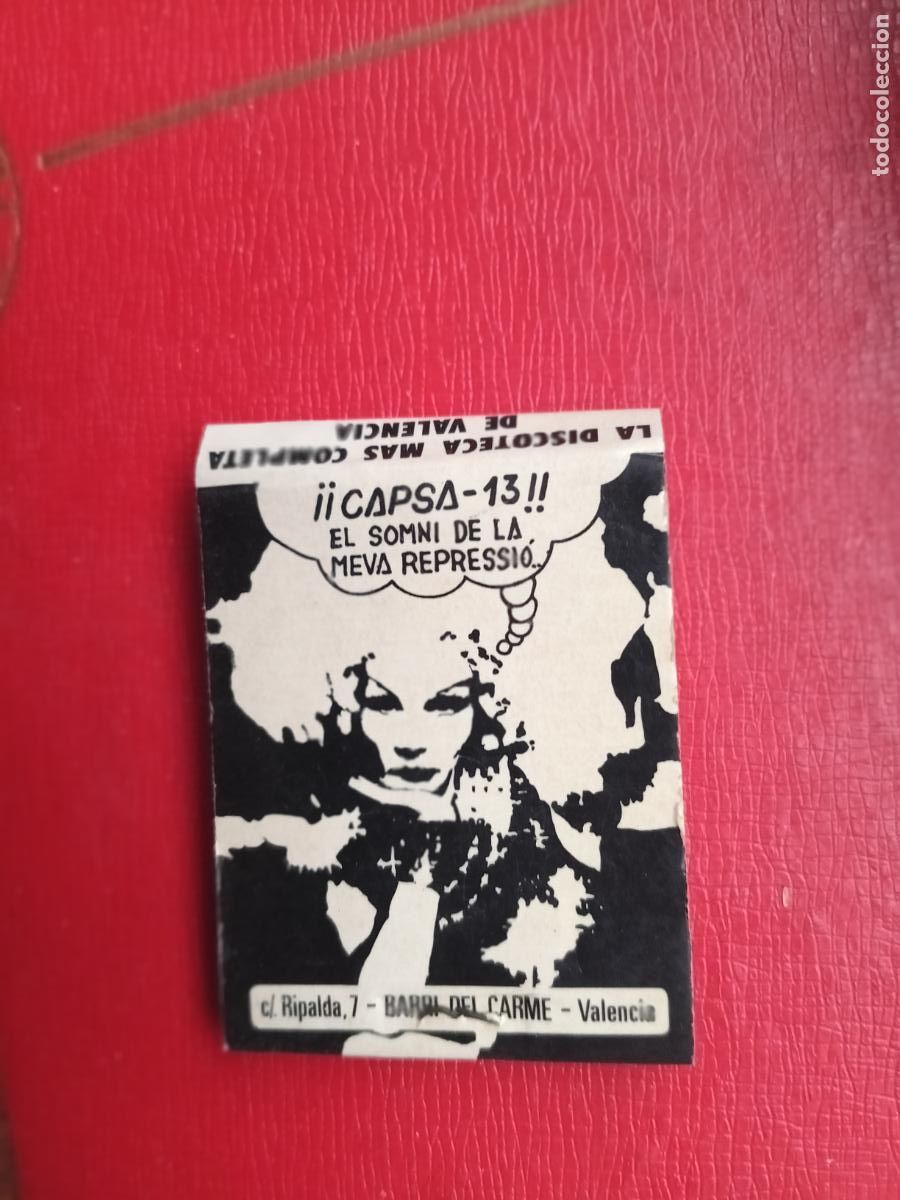 Cajas de cerillas: Discoteca Capsa-13, Valencia - Foto 1