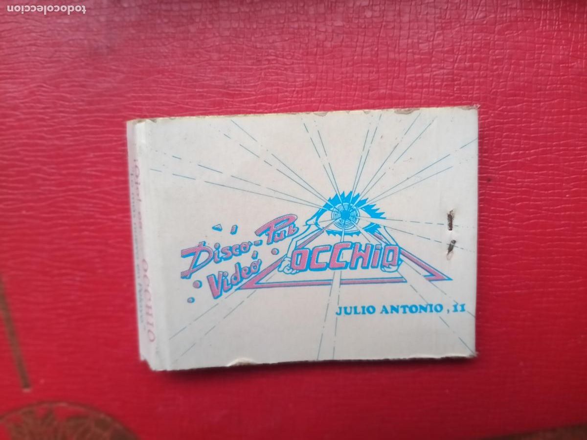 Cajas de cerillas: Disco Bar Occhio, Valencia - Foto 1