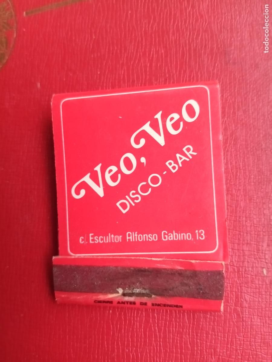 Cajas de cerillas: Disco Bar Veo, veo, Valencia - Foto 1