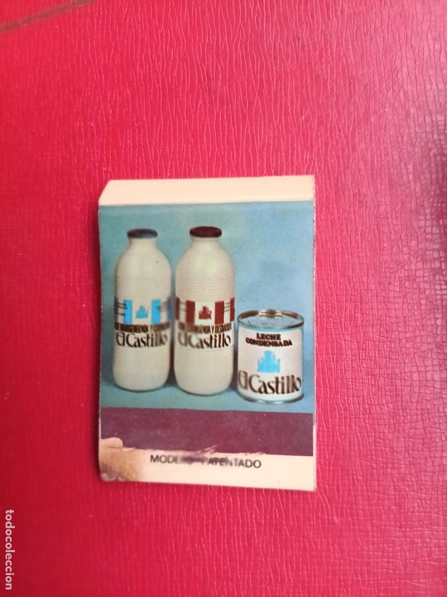 Cajas de cerillas: Productos l&aacute;cteos. Leche El Castillo - Foto 1