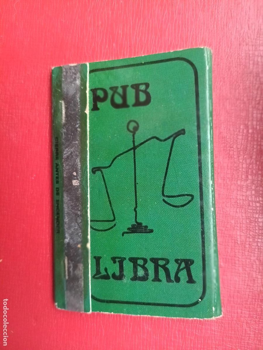Cajas de cerillas: Pub Libra, Valencia, Gorgos 15 - Foto 1