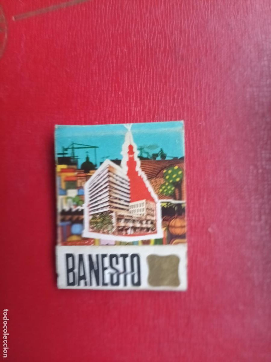 Cajas de cerillas: Banesto, caja de cerillas - Foto 1