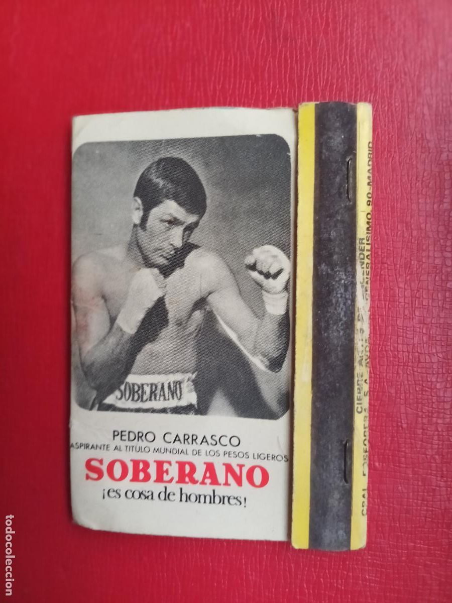Cajas de cerillas: Boxeo: Pedro Carrasco - Foto 1