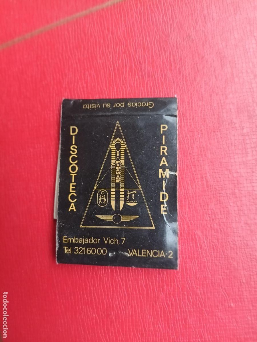 Cajas de cerillas: Discoteca Pir&aacute;mide, Valencia - Foto 1