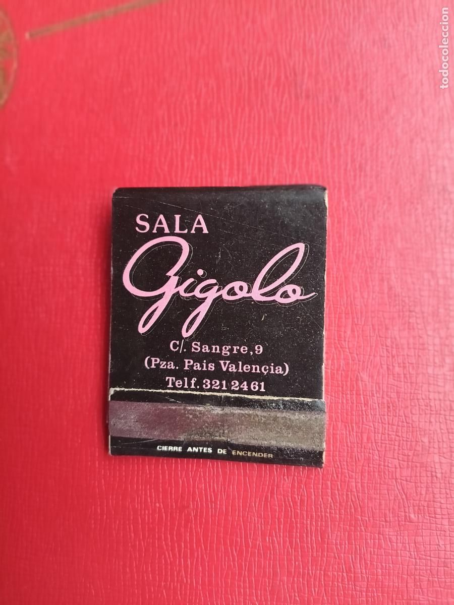 Cajas de cerillas: Sala Gigolo, Valencia - Foto 1