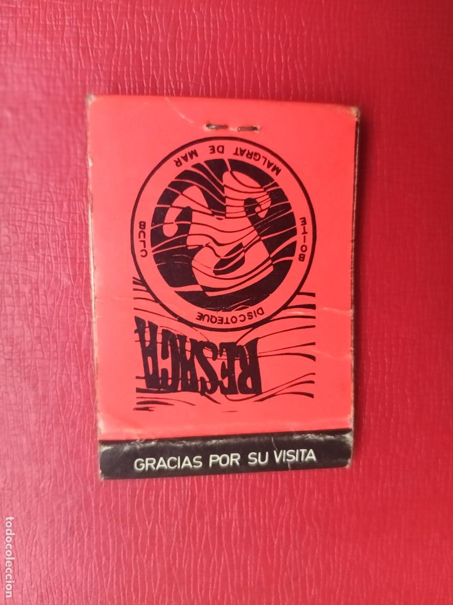 Cajas de cerillas: Discoteca Resaca, Malgrat de Mar - Foto 1
