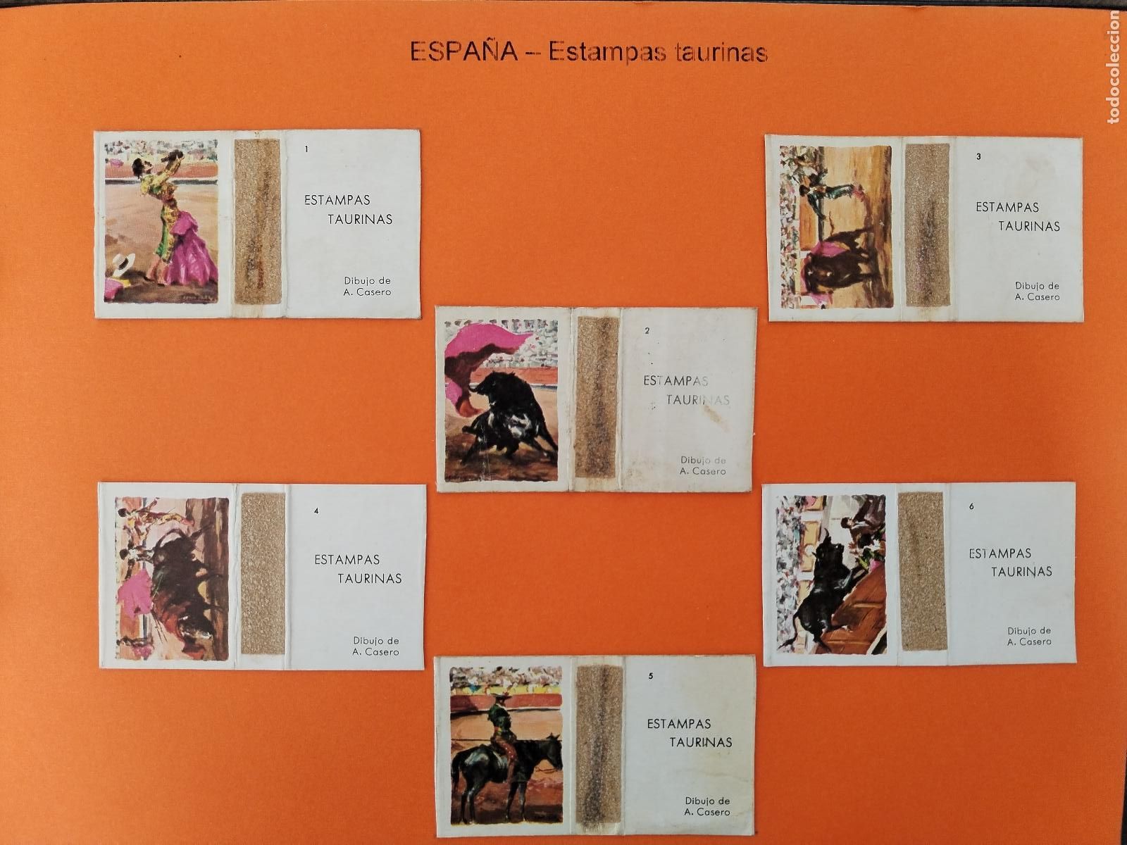 Scatole di Cerini: COLECCION CAJA DE CERILLAS, SERIE COMPLETA ESPA&Ntilde;A ESTAMPAS TAURINAS, 20 CAJAS - c171