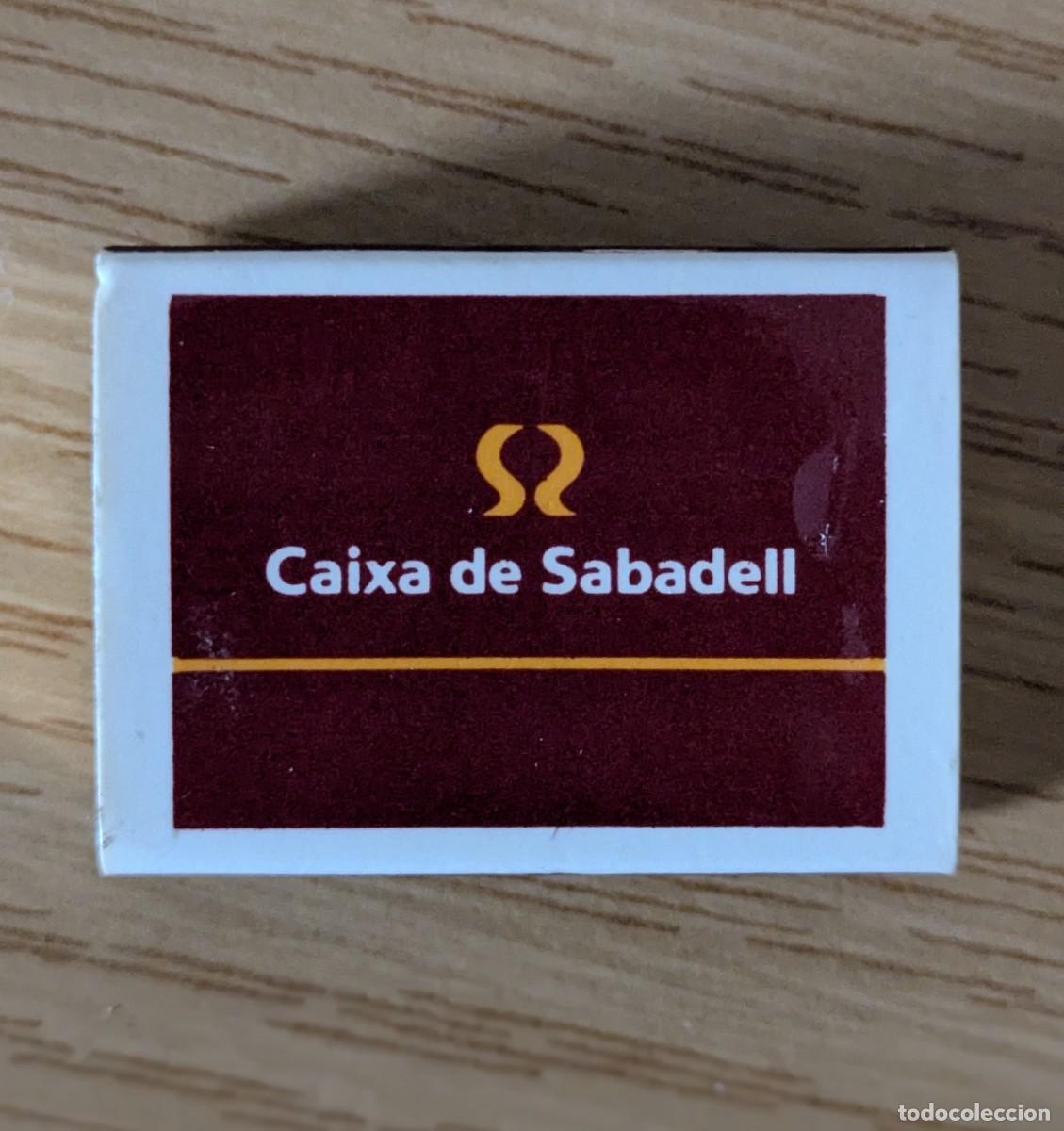 Cajas de cerillas: Caja cerillas Caixa Sabadell - Foto 1