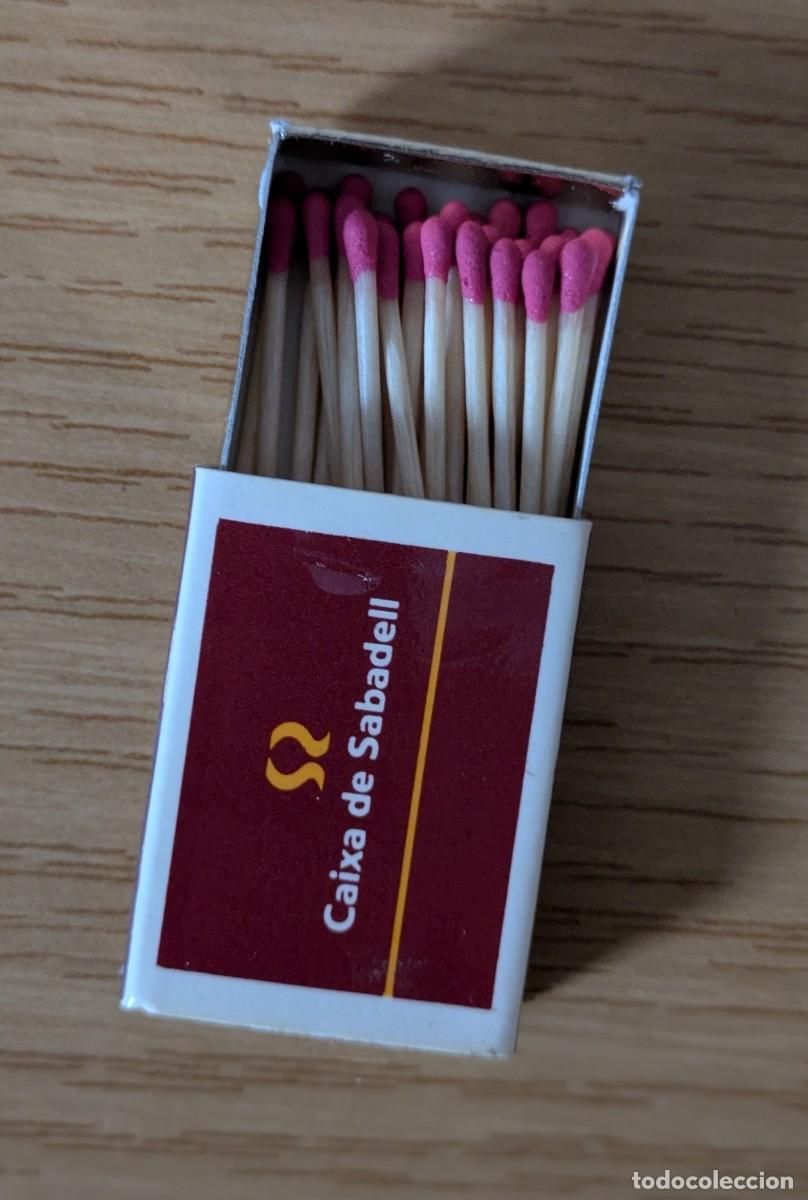 Cajas de cerillas: Caja cerillas Caixa Sabadell - Foto 2