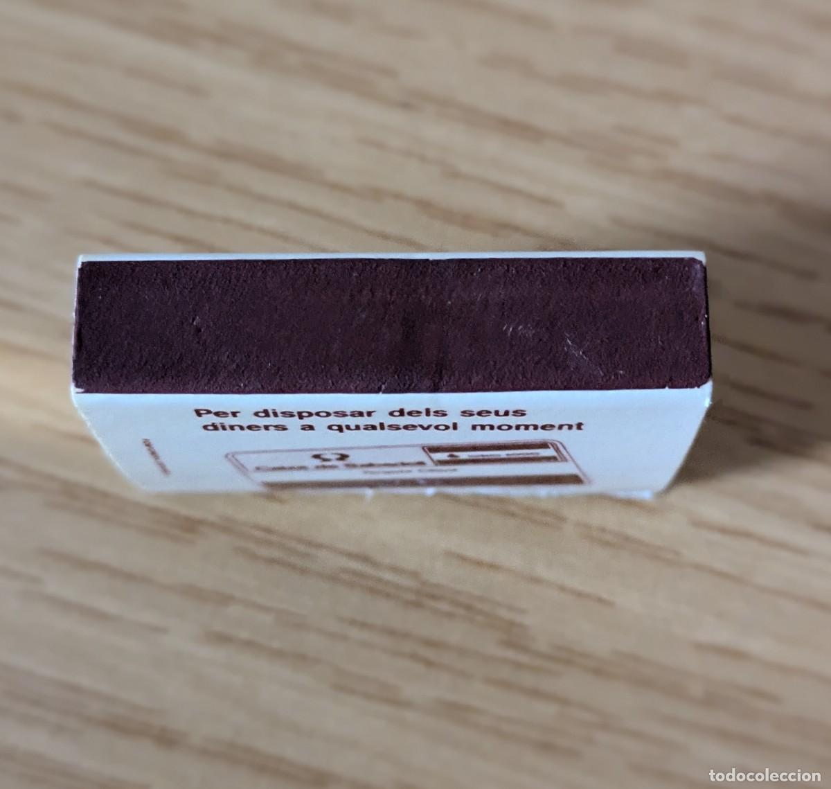 Cajas de cerillas: Caja cerillas Caixa Sabadell - Foto 4