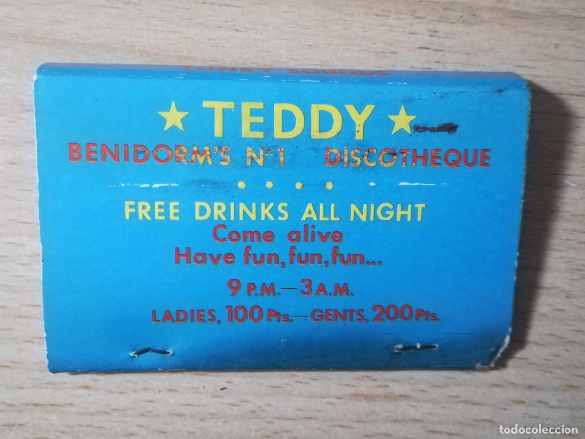 Cajas de cerillas: Caja de cerillas Teddy Discotheque, Benidorm - Foto 3