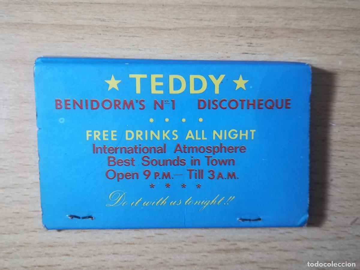 Cajas de cerillas: Caja de cerillas Teddy Discotheque, Benidorm - Foto 3