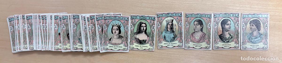 Cajas de Cerillas: LOTE DE 75 FRONTALES CAJAS DE CERILLAS SERIE 2. N&ordm; 1 AL 75 (COMPLETA). MUJERES C&Eacute;BRES EN LA HISTORIA