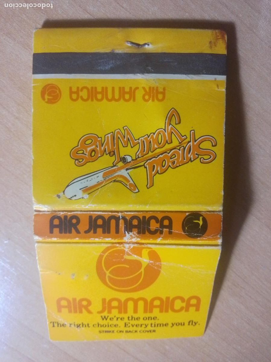 Cajas de Cerillas: CERILLAS LINEAS AEREAS : AIR JAMAICA