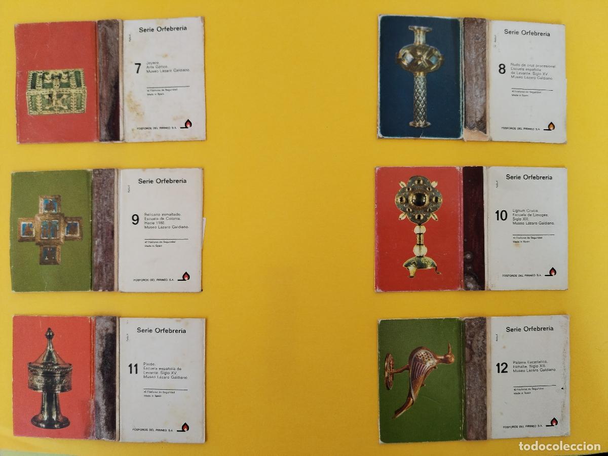 Cajas de Cerillas: COLECCION CAJA DE CERILLAS, SERIE ESPA&Ntilde;A ORFEBRERIA, 12 CAJAS - c171