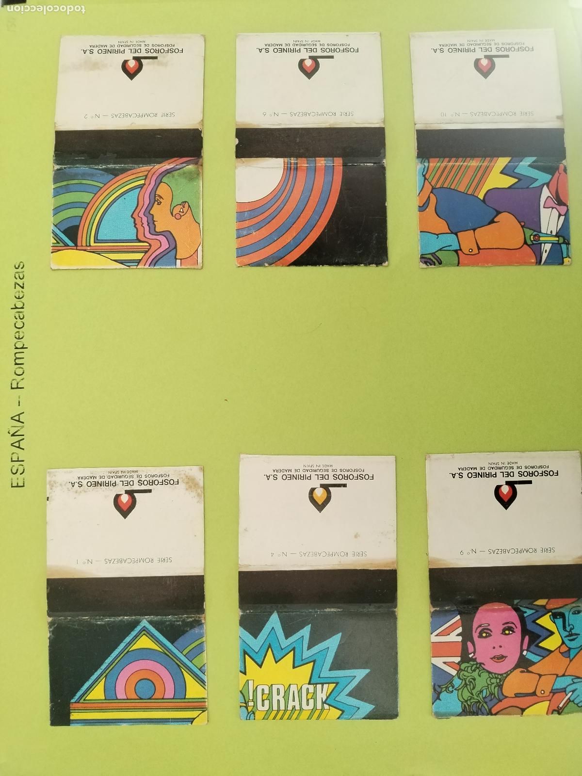 Cajas de Cerillas: coleccion completa caja cerrilaas