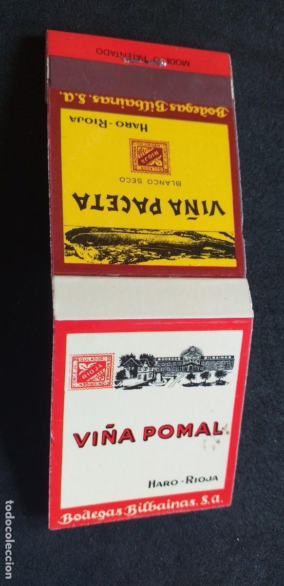 Cajas de Cerillas: CAJA CERILLAS-V38-C-CARTERITA PEQUE&Ntilde;A-HARO-RIOJA-VI&Ntilde;A POMAL-BODEGAS BILBAINAS