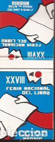 Cajas de Cerillas: CERILLAS XXVIII FERIA NACIONAL DEL LIBRO 1969 CARTERA COMPLETA