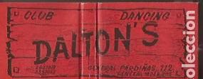 Cajas de Cerillas: CARTERA CERILLAS CLUB DANCING DALTON&acute;S MADRID