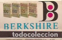 Cajas de Cerillas: CARTERA CERILLAS MEDIAS BERKSHIRE COMPLETA