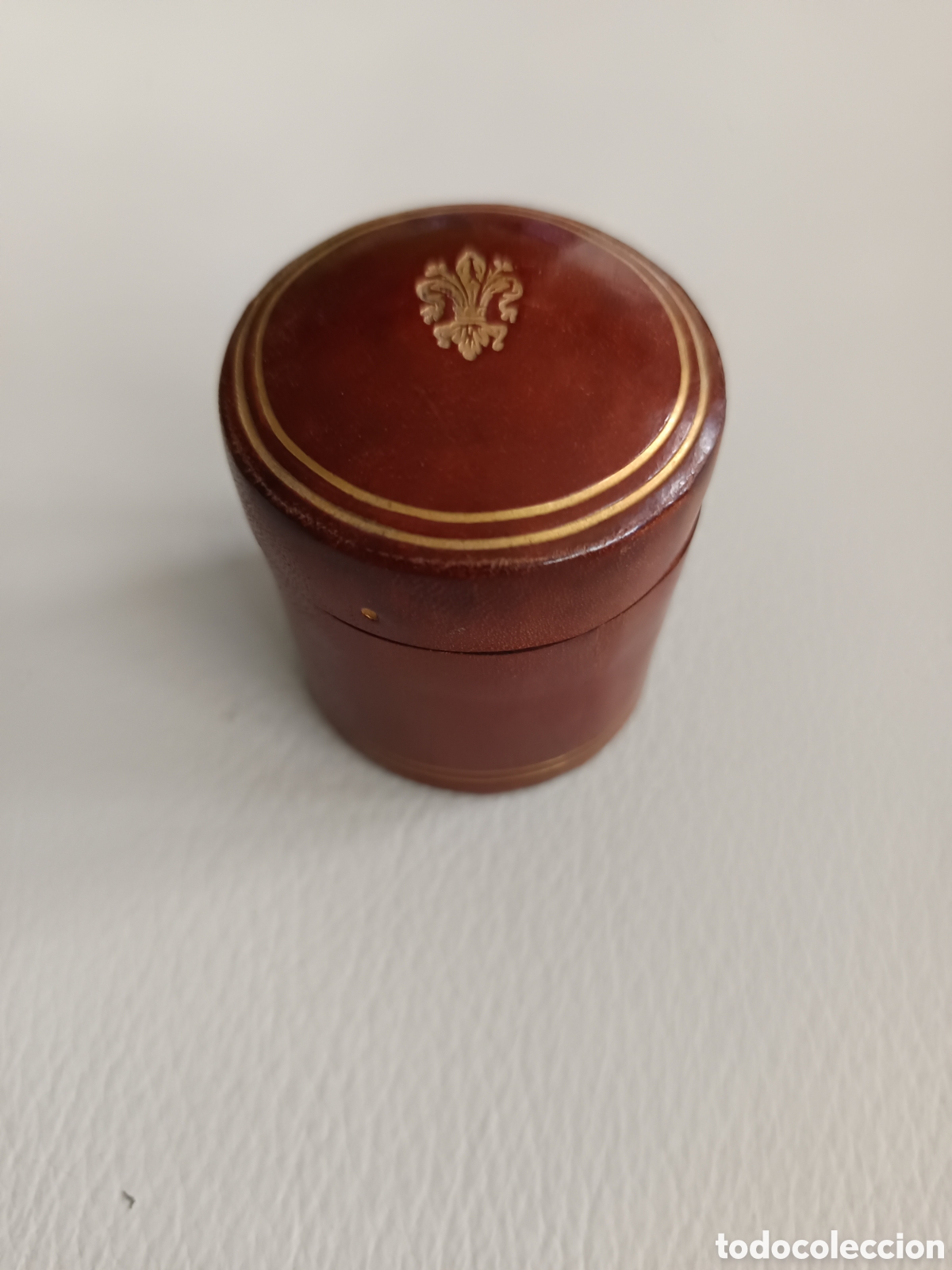 Bo&icirc;tes d'Allumettes: Caja de cerillas de cuero florentino