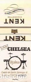 Cajas de Cerillas: CARTERA CERILLAS CLUB CHELSEA DISCOTECA MADRID