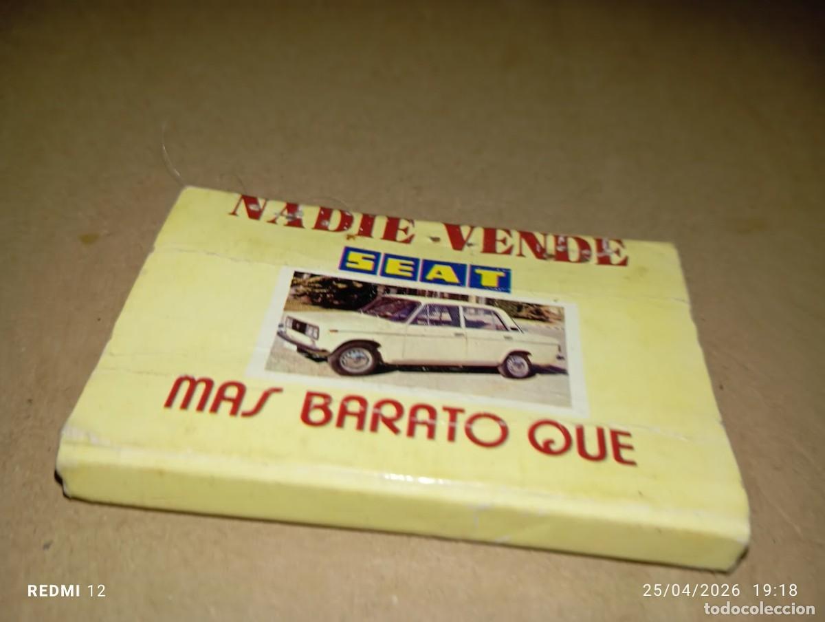 Cajas de Cerillas: CERILLAS SEAT AUTASA VALENCIA