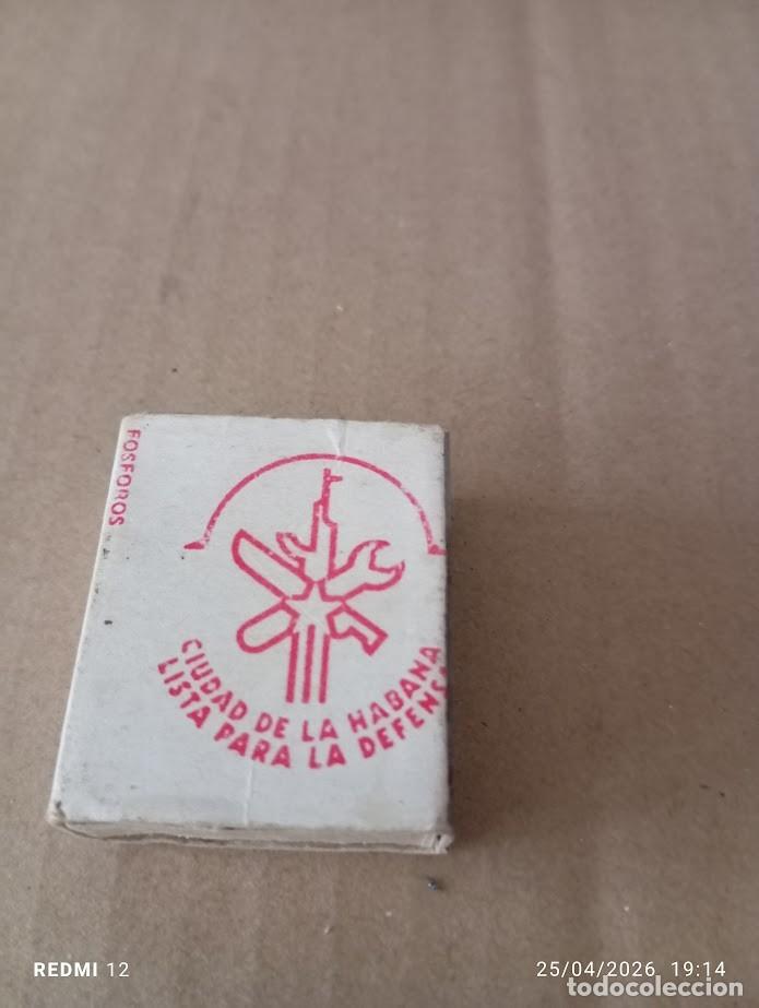 Cajas de Cerillas: CAJA DE CERILLAS CIUDAD DE LA HABANA -LISTA PARA LA DEFENSA