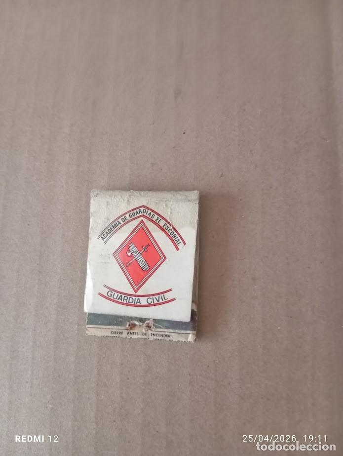 Cajas de Cerillas: CAJA DE CERILLAS ACADEMIA DE GUARDIA CIVIL