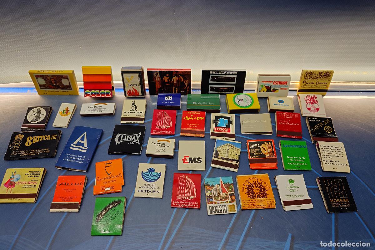 Cajas de Cerillas: 40 Cajas de Cerillas Variadas
