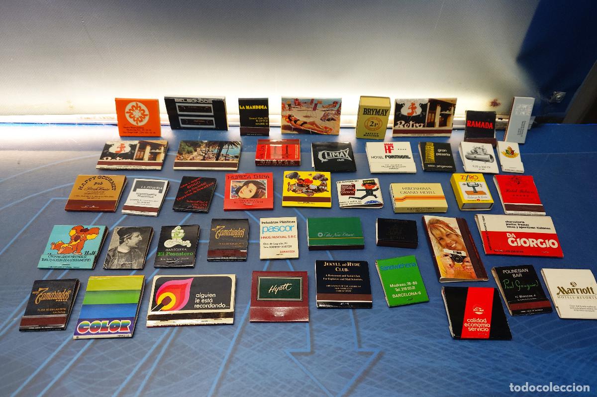 Cajas de Cerillas: 42 Cajas de Cerillas Variadas