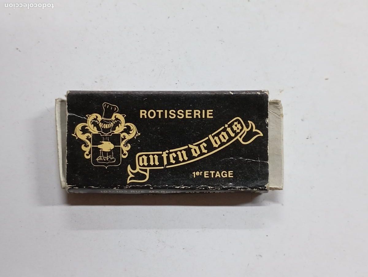 Matchboxes: CAJA DE CERILLAS ROTISSERIE. PN17