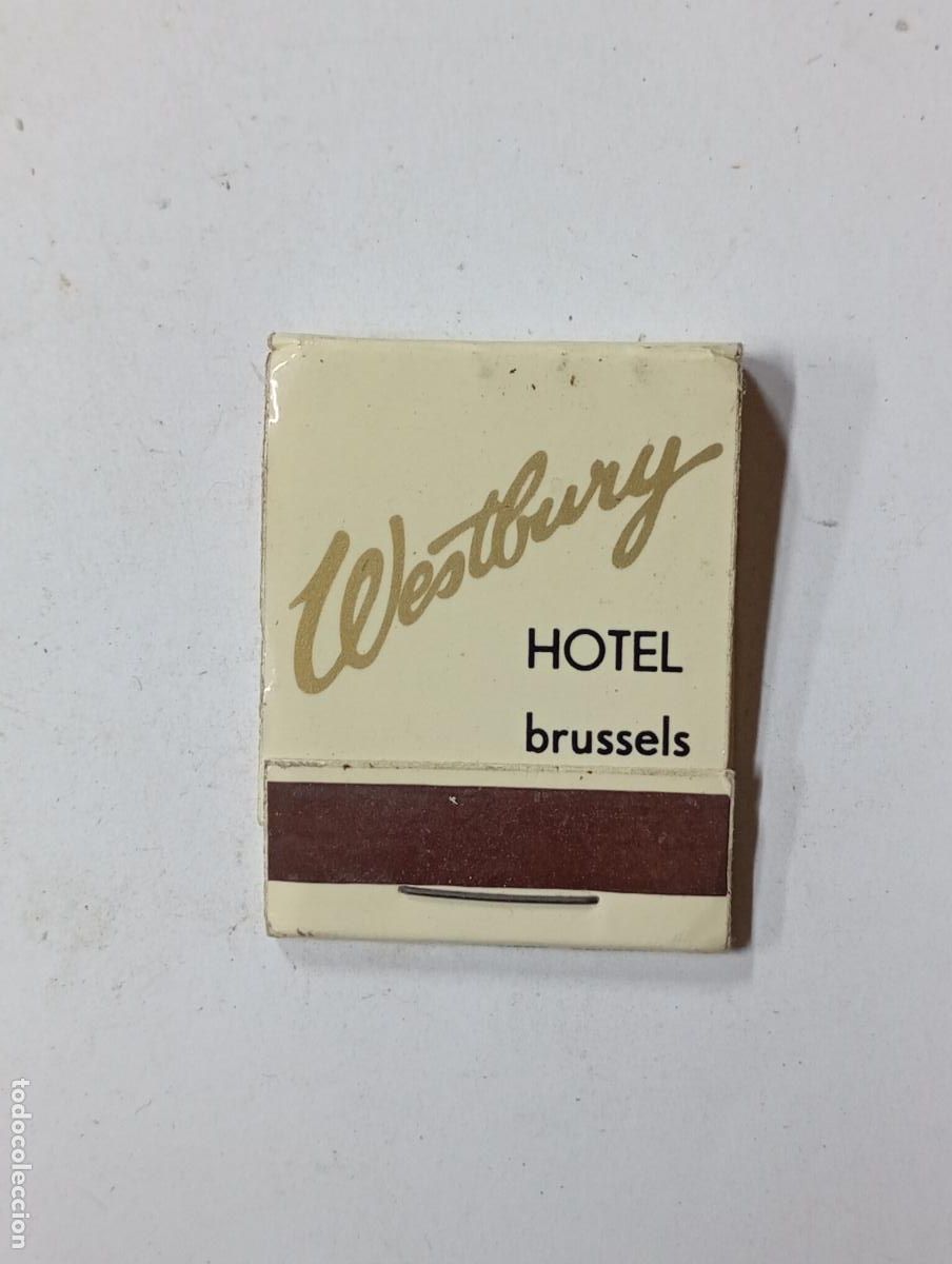 Matchboxes: CAJA DE CERILLAS WESTBURY HOTEL BRUSELAS. PN17