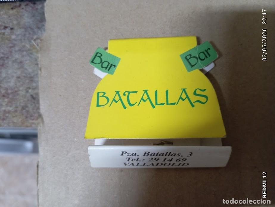 Cajas de Cerillas: CURIOSA CAJA DE CERILLAS BAR BATELLAS VALLADOLID NUEVA
