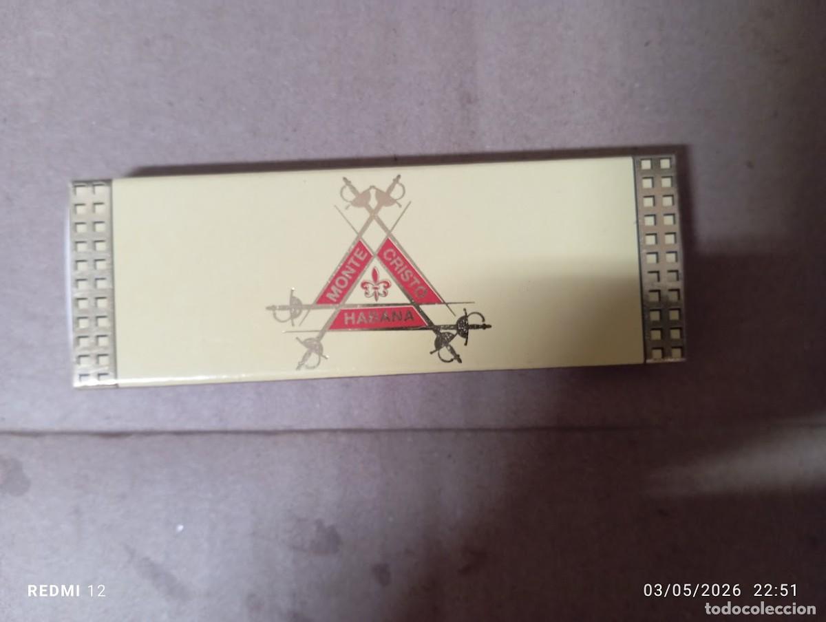 Cajas de Cerillas: CURIOSA CAJA DE CERILLAS LARGA MONTE CRISTO HABANA